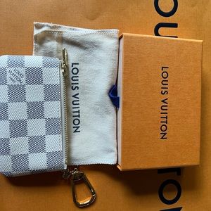 Damier Azur key pouch Louis Vuitton